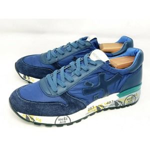 NEW PREMIATA Mens Sz EU 43/US 10 E Running Shoes Sneakers Navy Blue Suede/Nylon
